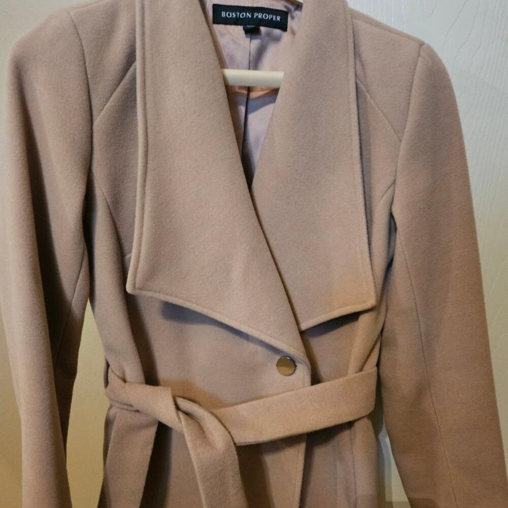 Boston Proper wrap cost , Size 0 in camel color